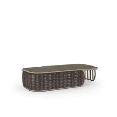ova coffee table.rope / ceramic